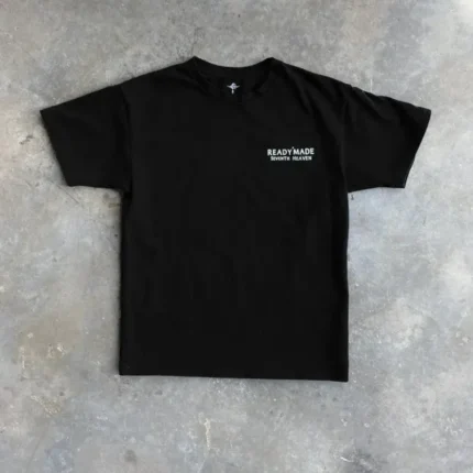 Black Readymade X Seventh Heaven Logo Tee