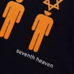 Black Seventh Heaven Coexist Zip Up Hoodie Close