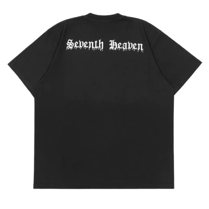 Black Seventh Heaven Cross Dressing T-Shirt Back