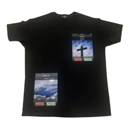 Black Seventh Heaven Jesus Calling Tee
