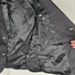 Black Seventh Heaven Men's Medium 3D Cross Jacket View