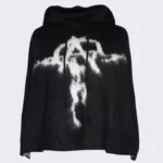 Black Seventh Heaven Mohair Knit Anarchy Jesus Poncho
