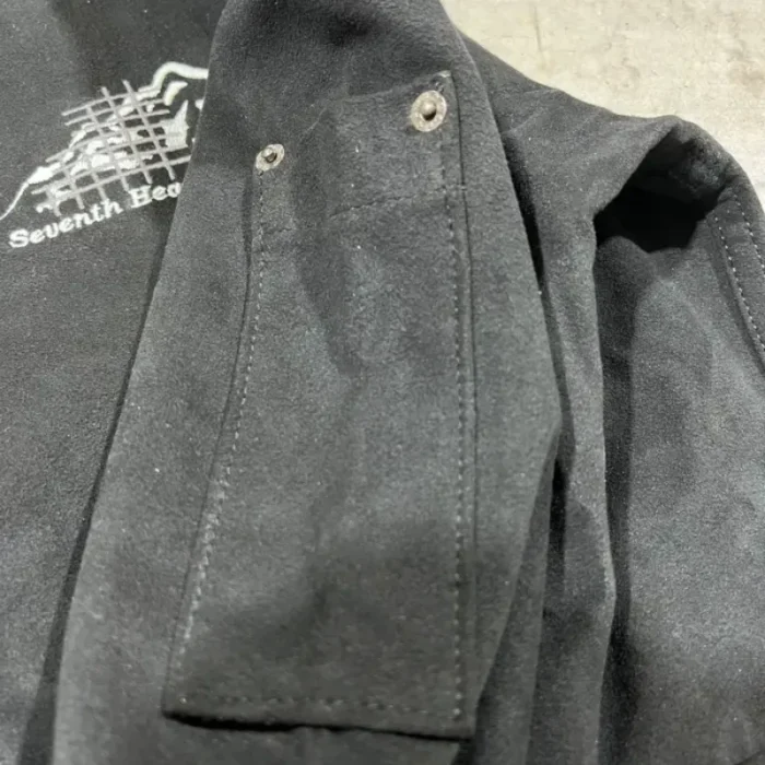Black Seventh Heaven Scaffolding Jacket Side View
