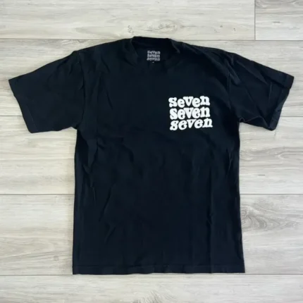 Black Seventh Heaven 'Seven Seven Seven' Graphic T-Shirt
