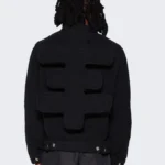 Black Seventh Heaven Sherpa Trucker Jacket Back