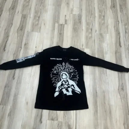 Black Seventh Heaven X Plod Squad Long Sleeve Shirt