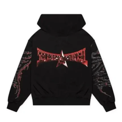 Black Seventh Heaven X Saint Peter Zip-Up Hoodie Back