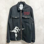Black Seventh Heaven x Wasted Youth Zip-Up Denim Jacket
