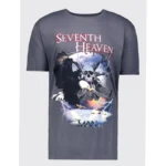 Blue Loose fit Seventh Heaven Design T-Shirt Front View