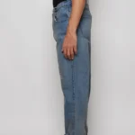 Blue Seventh Heaven Missing Cross Denim Jeans Side