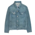 Blue Seventh Heaven x The Weeknd Button-Up Denim Jacket