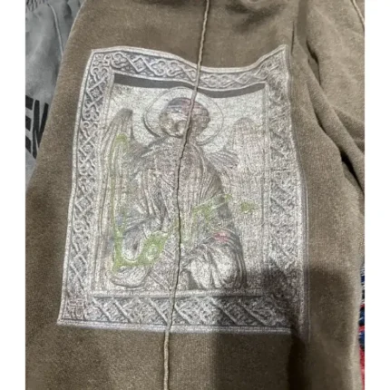 Brown Seventh Heaven Angel Shorts Logo