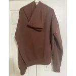 Brown Seventh Heaven Love God No Fear Hoodie Back View