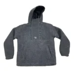 Gray Seventh Heaven Charcoal Polar Fleece Hoodie
