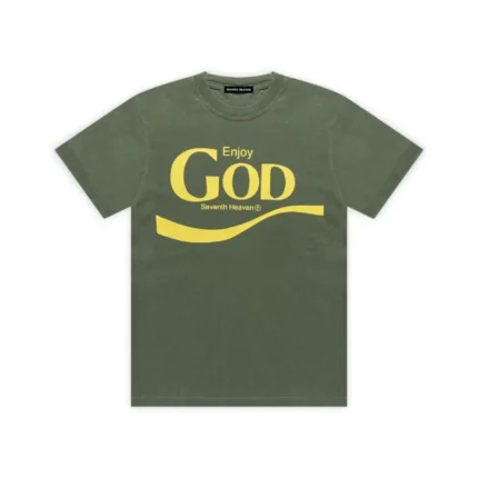 Green Seventh Heaven Enjoy God Tee