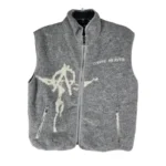 Grey Seventh Heaven Anarchy Fleece Vest