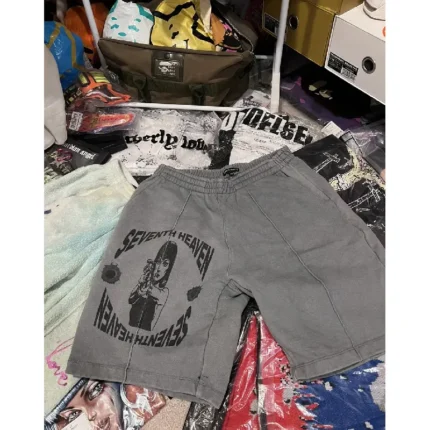 Grey Seventh Heaven Fleece Shorts