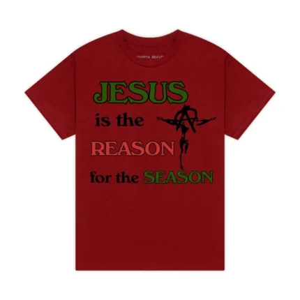 Maroon Seventh Heaven Jesus Season T-Shirt