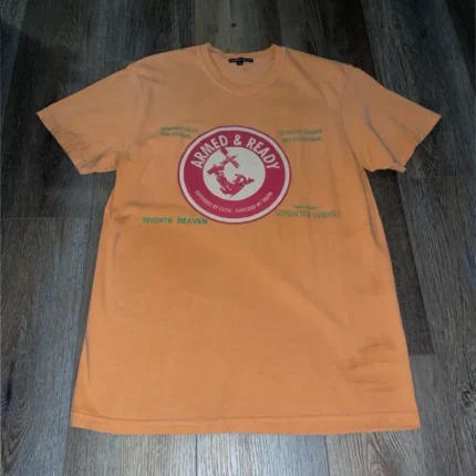 Orange Seventh Heaven Faith T-shirt