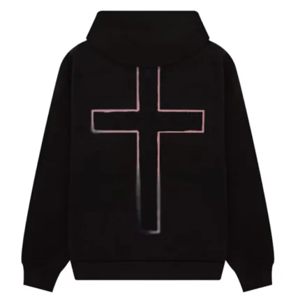 The Black Weeknd x Seventh Heaven Starboy 5 Year Anniversary Hoodie Back View