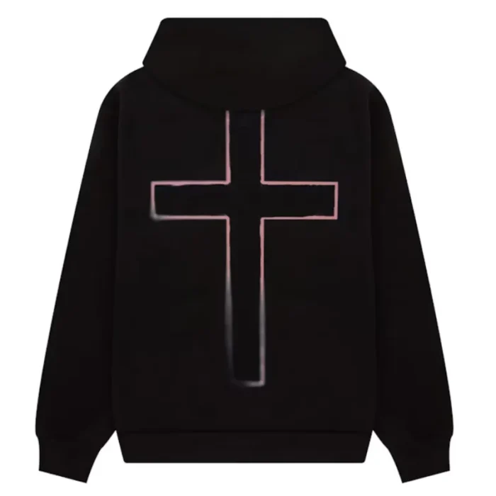 The Black Weeknd X Seventh Heaven Starboy 5 Year Anniversary Hoodie Back View