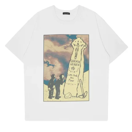 White Seventh Heaven Clouds T-shirt
