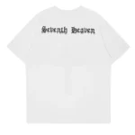 White Seventh Heaven Cross Dressing T-shirt Back
