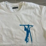 White Seventh Heaven Crucifix Jesus Tee Front View