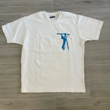 White Seventh Heaven Crucifix Jesus Tee