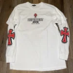 White Seventh Heaven Dependent On Christ T-shirt