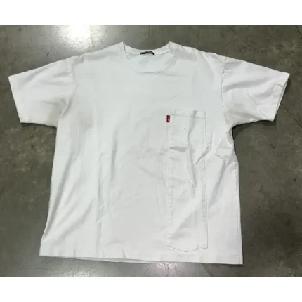 White Seventh Heaven Extended Pocket Tee