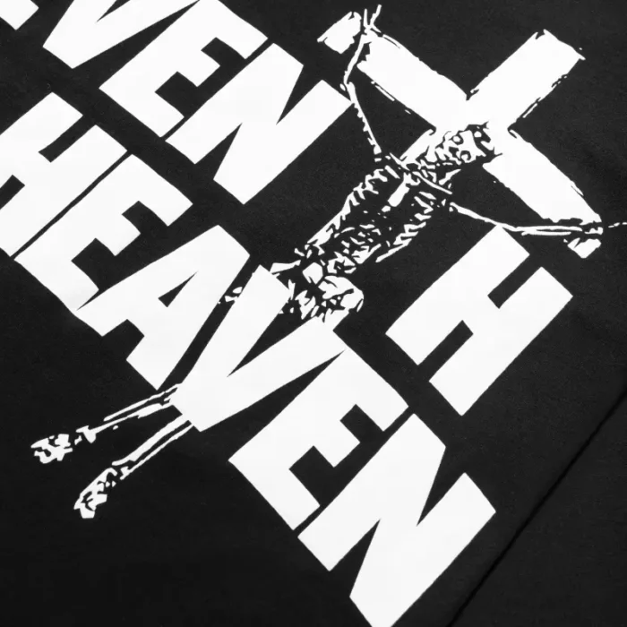 Black Seventh Heaven Skeleton Long Sleeve Tee View