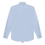 Blue Seventh Heaven Crucifix Button-Up Shirt Back