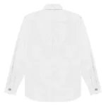 White Seventh Heaven Logo Button-Up Shirt Back